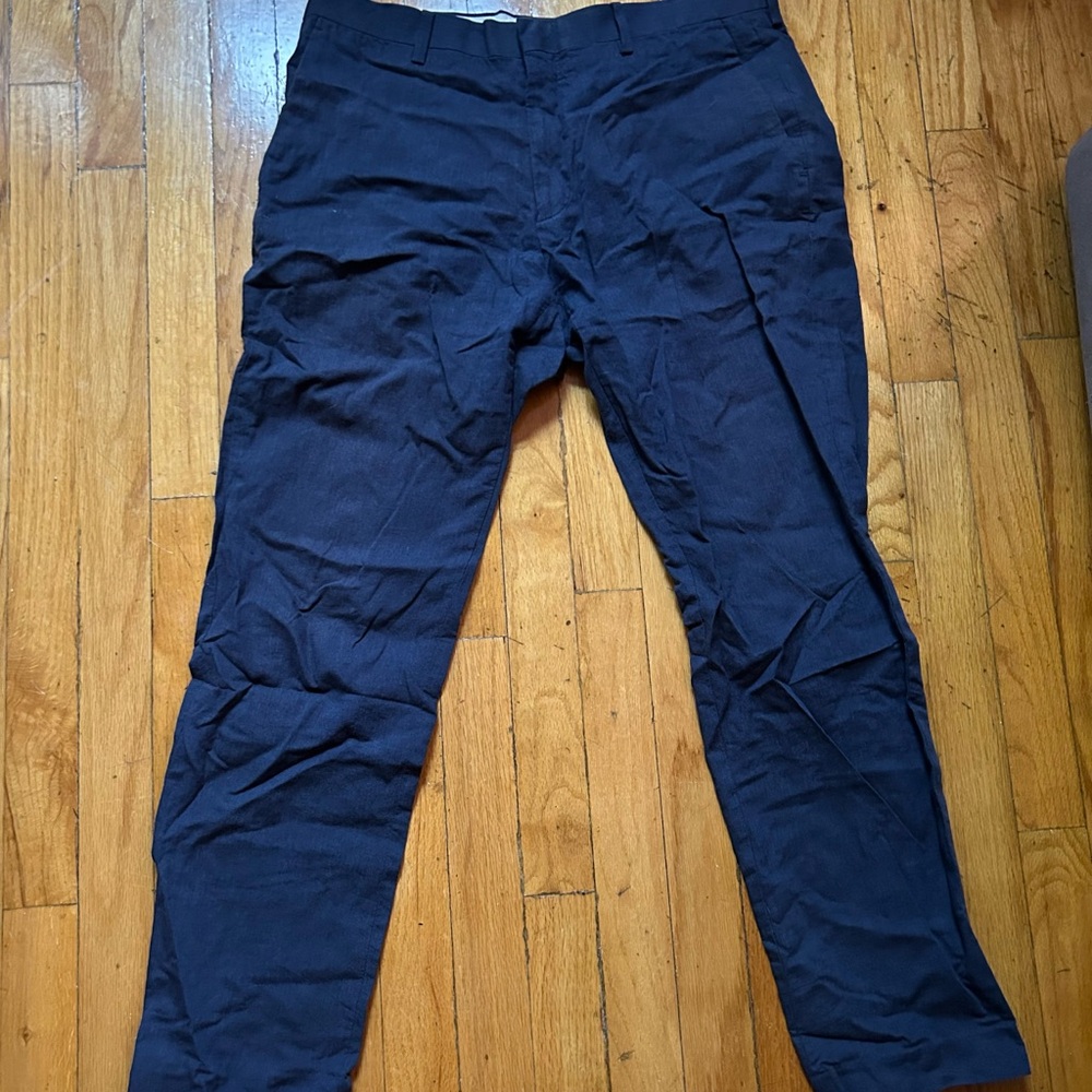 J. Crew Men's Dark Blue Cargo Pants